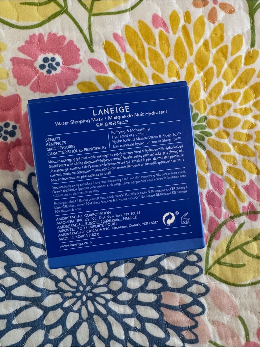 New laneige water sleeping mask overnight hydrating face mask - Picture 2 of 2